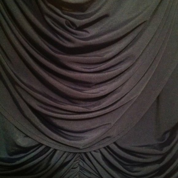 ROYAL BLUE SATIN SEMI FORMAL DRESS - Picture 4 of 4